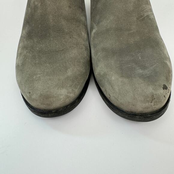 UGG Women Bellamy Ankle Boots Size 9.5 Style 1016940 Leather Sheepskin Gray - Picture 10 of 11